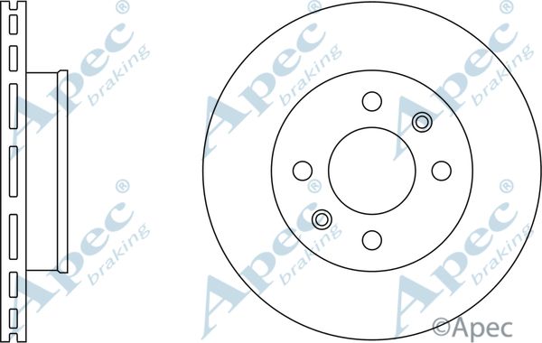 APEC BRAKING Тормозной диск DSK2271